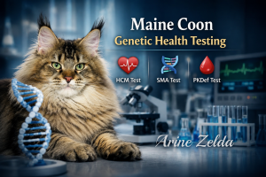 Генетичне тестування Мейн Кунів – здорові кошенята Maine Coon від розплідника Arinecoons
